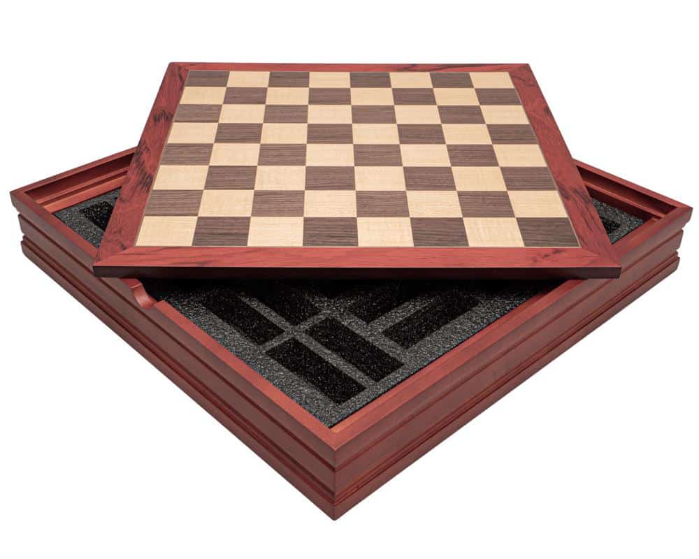 Jeu d'Echecs pour Enfants en Bois et Echiquier avec Rangement