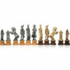 Jeu d'Echecs Napoléon en Métal et en Bois