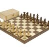 Echiquier et Jeu d'Echecs en Bois avec son Coffret de Rangement VII