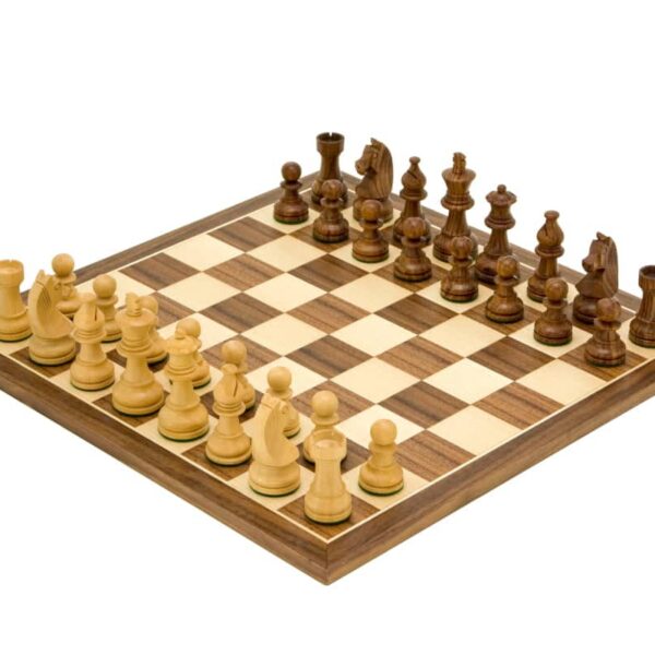 Jeu d'Echecs et Echiquier en Bois Staunton