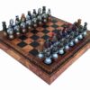 Ensemble Jeu D'Echecs Médiéval 2 et Echiquier avec Rangement