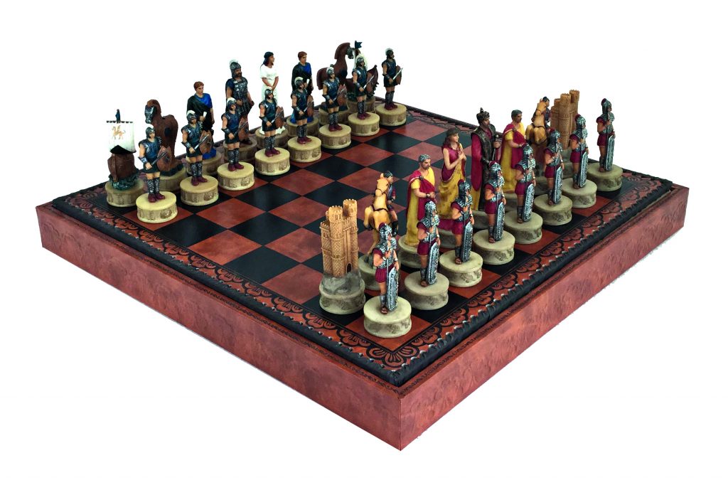 Jeux d'Echecs Napoleon knight en Bois de Séquoia et de Buis