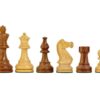 Pièces Echecs King 6 en Bois de Rose et Buis