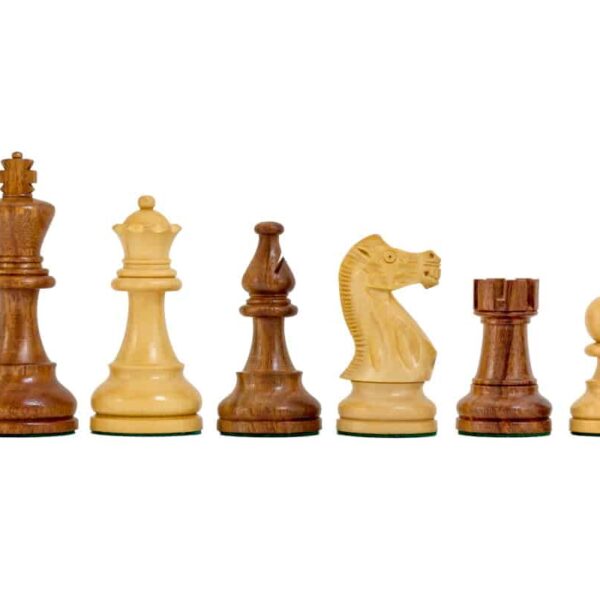 Pièces Echecs King 6 en Bois de Rose et Buis