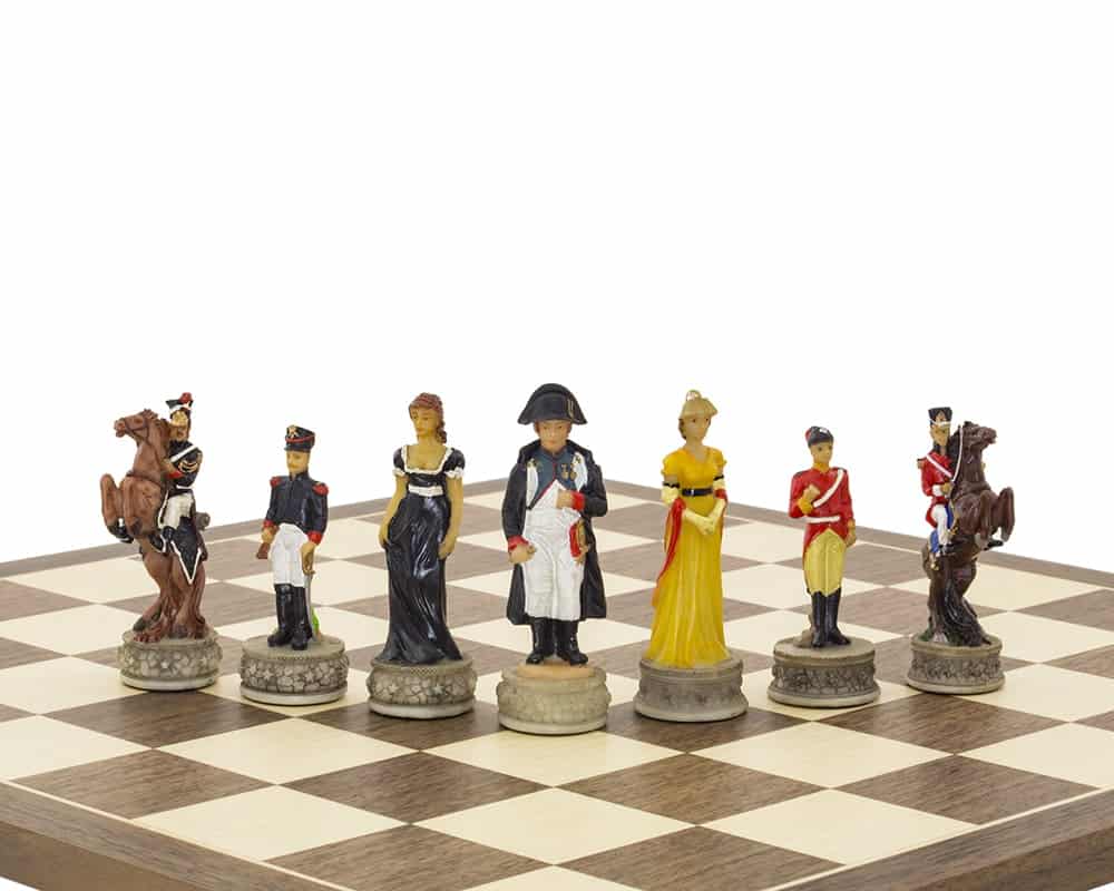 La bataille de Waterloo de rechange Pièces d'échecs 4 pions 