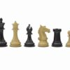 Pieces Echecs Souverain 9 en Bois de Buis et d'Ebène