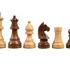 Pièces Echecs King 30 en Bois d'Acacia et de Buis