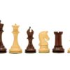 Pièces Echecs Souverain 7 en Bois de Rose et Buis