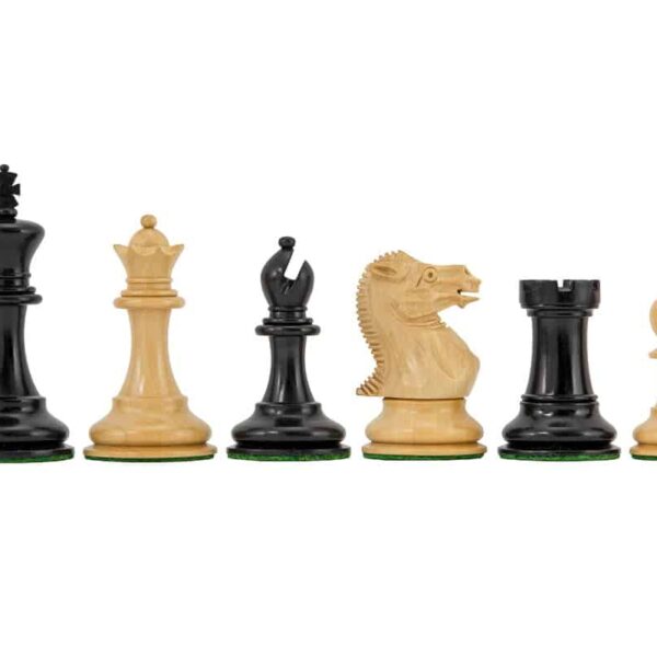 Pièces Echecs Souverain 6 en Bois d'Ebène
