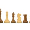 Pièces Echecs King 16 en Bois de Rose et Buis