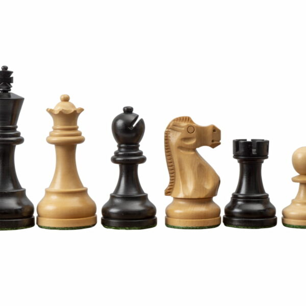 Pièces Echecs King 2 en Buis et Buis Ebonisé