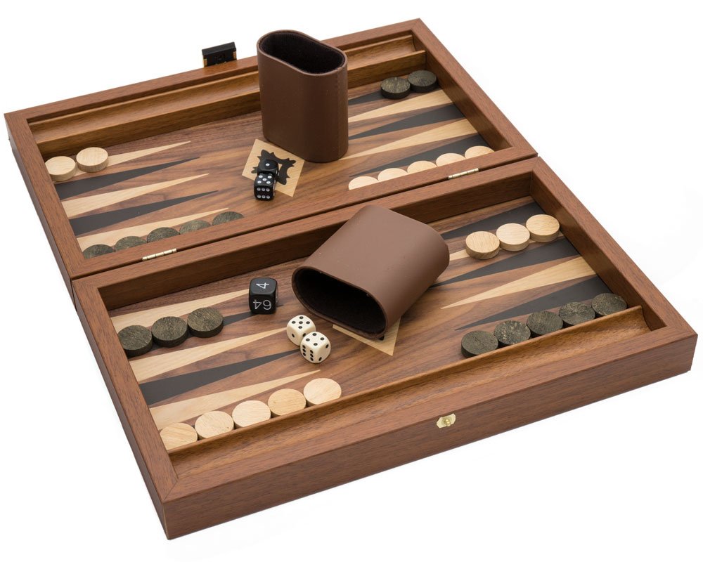 Jeu Backgammon De Voyage Manopoulos Bois D Olivier Bois De Noyer