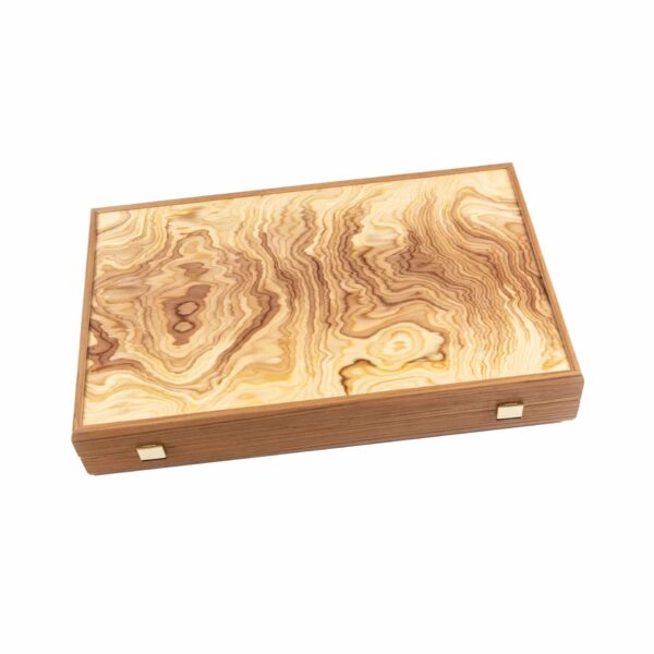 Backgammon en Bois d'Olivier