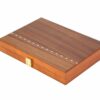 Backgammon de Voyage en Bois d'Acajou