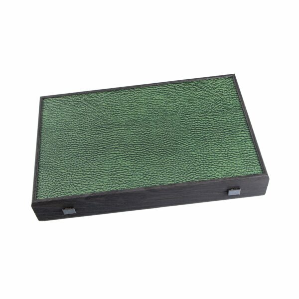 Backgammon Pliable Vert Olive en Bois