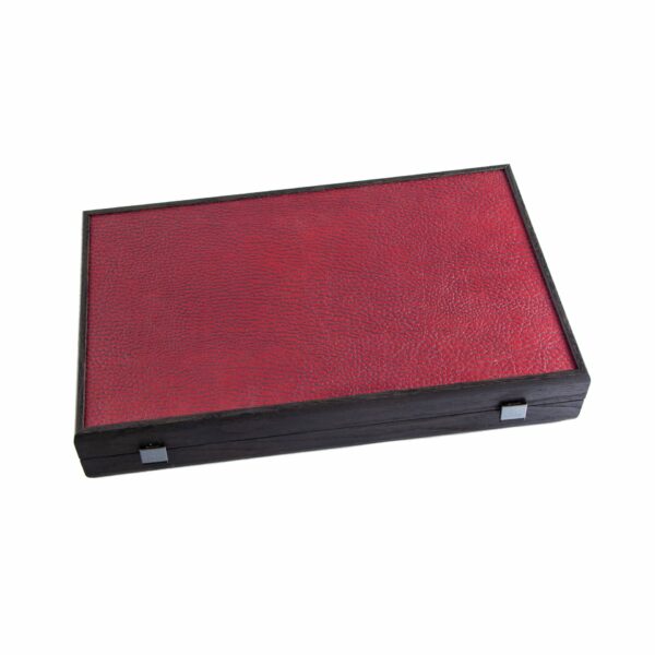 Backgammon Pliable Rouge Bordeaux en Bois