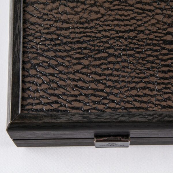 Backgammon Pliable Marron Mocka en Bois