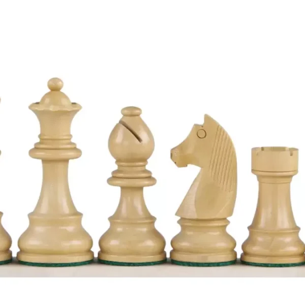 Jeu d'échecs Timeless avec plateau en bois d'ébène (48x48 cm)