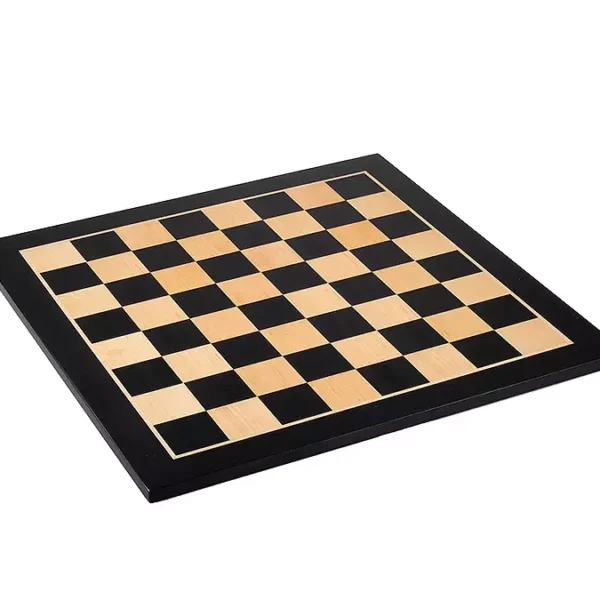 Jeu d'échecs Timeless avec plateau en bois d'ébène (48x48 cm)