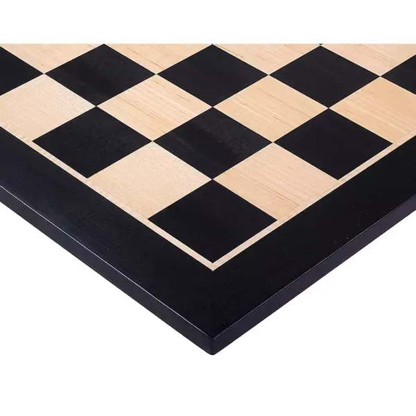 Jeu d'échecs Timeless avec plateau en bois d'ébène (48x48 cm)