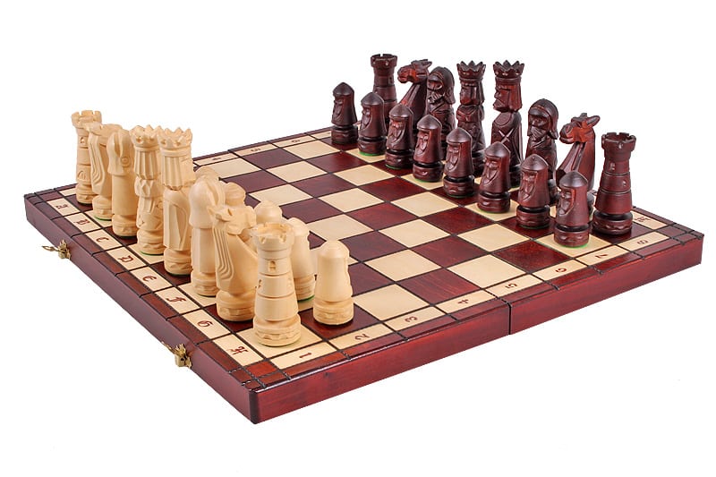 Jeu D'échecs Portable - Échiquier Silicone 50,8 Cm, Pièces Lestées 9,8 Cm, 2 Reines Supplémentaires, Sac De Rangement - Pour Tournoi, Voyage, Maison