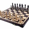 Jeu d'Échecs en Bois avec Pièces Lestées – Échiquier Pliant