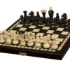 Petit Jeu d'Échecs en Bois Compact – Échiquier 30x30 cm avec Rangement Intégré