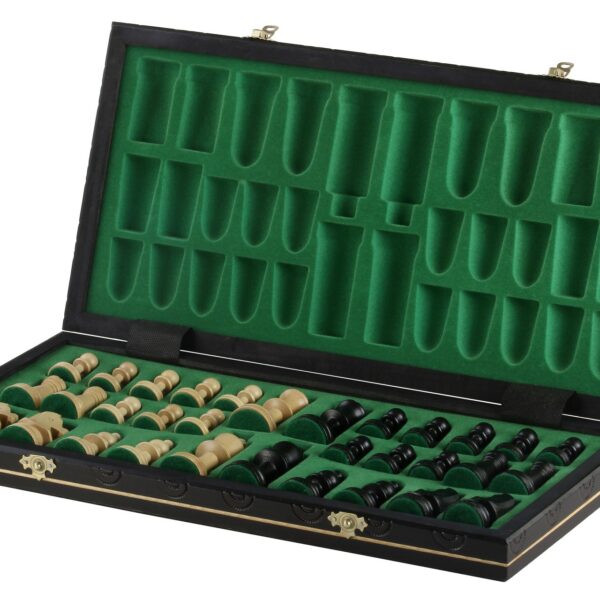 Échiquier Pliable "CONSUL New Line" en Bois avec Pièces Staunton - Élégance et Design Moderne