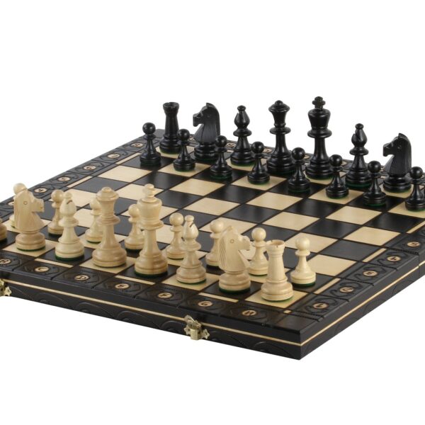 Échiquier Pliable "CONSUL New Line" en Bois avec Pièces Staunton - Élégance et Design Moderne