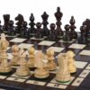 Jeu d'Échecs et Dames en Bois de Voyage - Coffret de Jeu Pliable